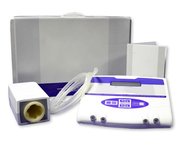 Appareil à vide pour le traitement de la prostatite.